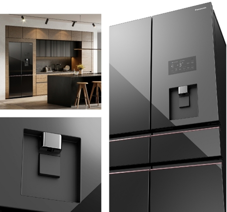 Tủ lạnh Multi Door Panasonic Inverter 650 lít NR-WY720ZMMV phù hợp với mọi không gian dùng