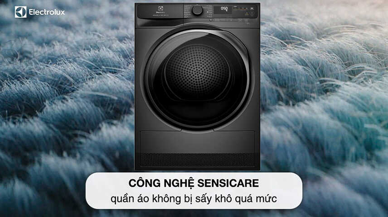 Máy sấy bơm nhiệt Electrolux 9 kg EDH903R7SC - Công nghệ SensiCare