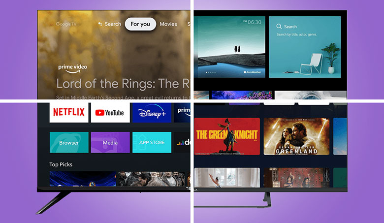 Các hệ điều hành tivi thông dụng
