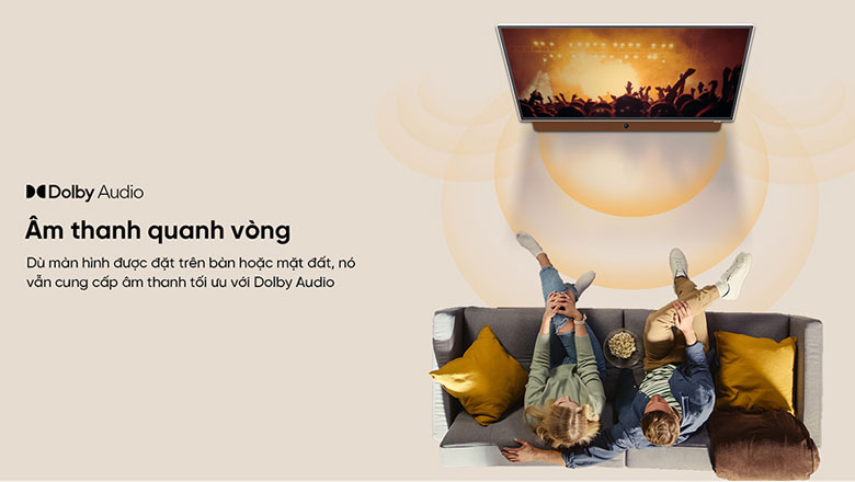 Tivi Skyworth với công nghệ âm thanh quanh vòng Dolby Audio