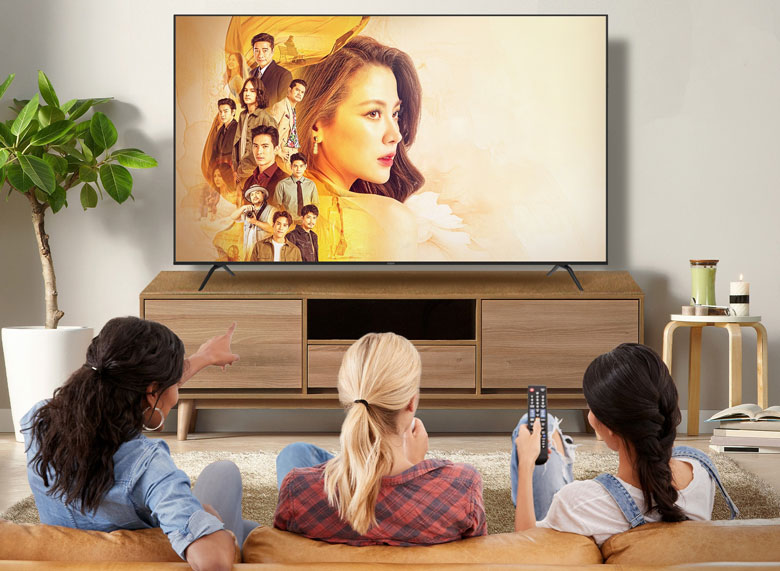 Tivi AQUA 55 inch cho phòng khách rộng