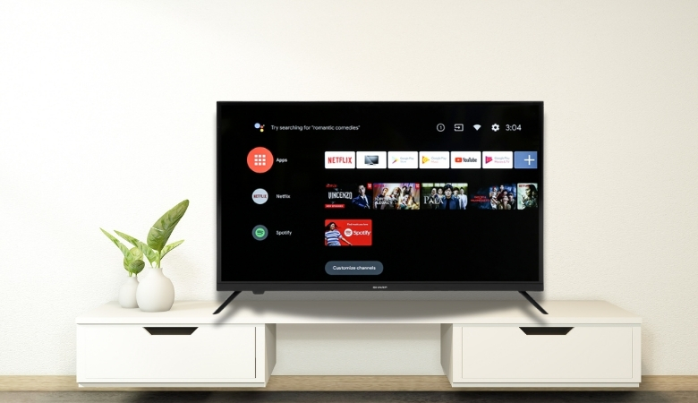 Tivi Sharp được bảo hành 2 năm