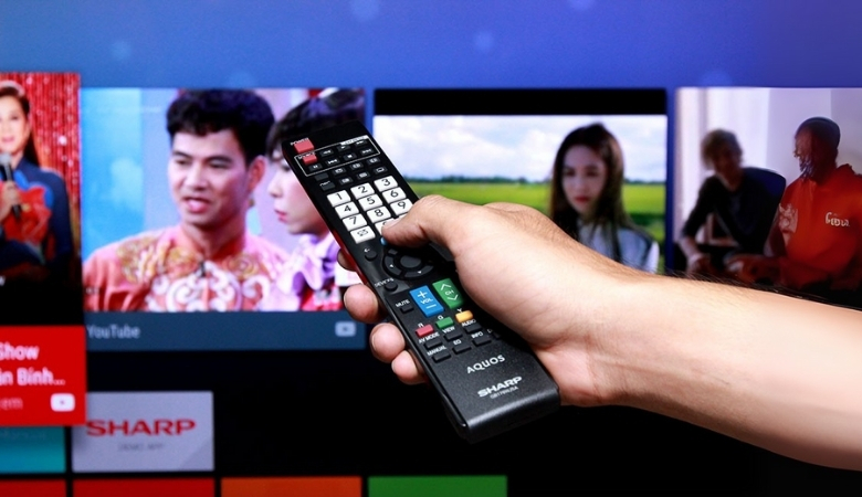 Giao diện tivi Sharp dễ dàng sử dụng