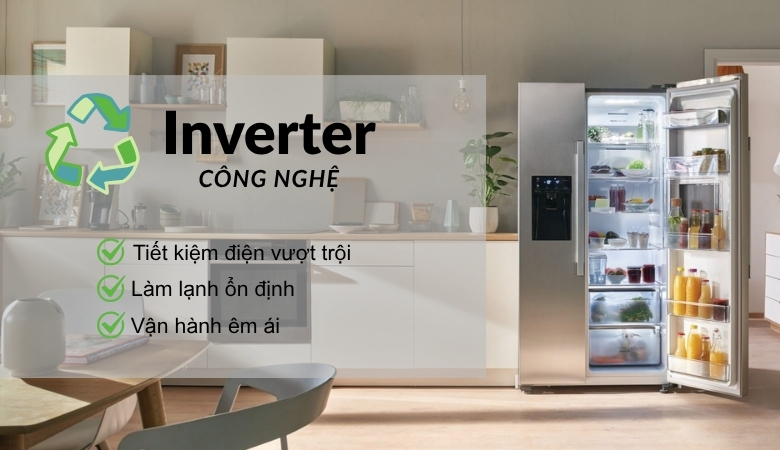 Ưu điểm công nghệ tủ lạnh inverter