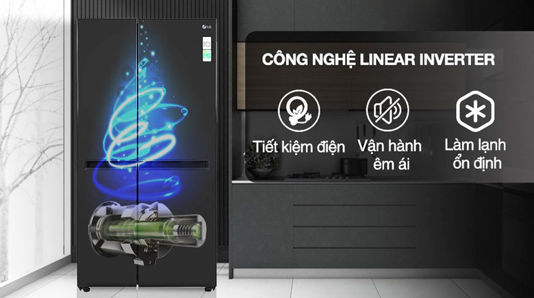 Tủ lạnh LG với máy nén Inverter tuyến tính (Linear Inverter) tiết kiệm điện