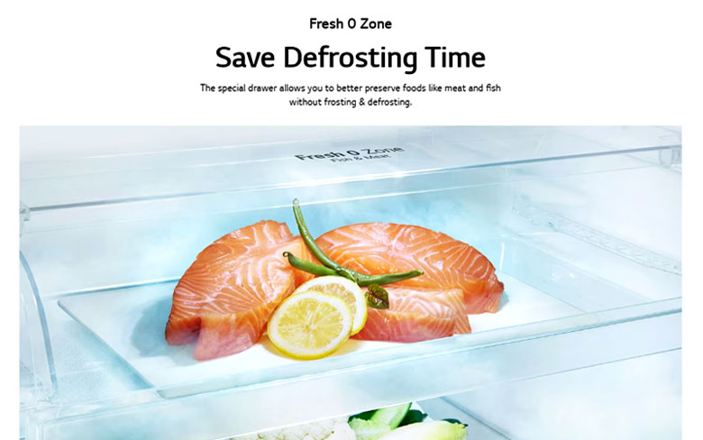 Ngăn Fresh trên tủ lạnh LG