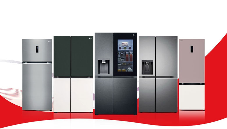 Tủ lạnh LG đầy đủ các dung tích