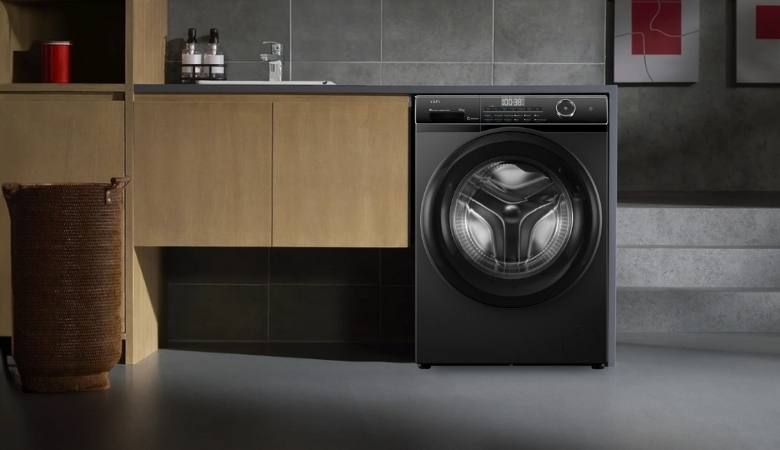 Máy giặt Aqua lồng ngang cửa trước