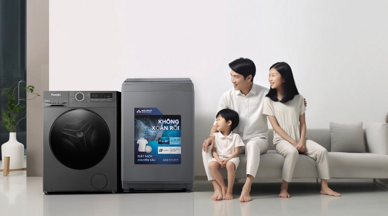 Máy giặt Funiki cửa trên và cửa trước