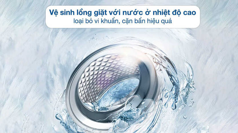 Máy giặt Sharp tự động vệ sinh lồng giặt