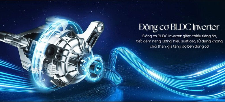 Máy giặt Sharp với động cơ BLDC Inverter