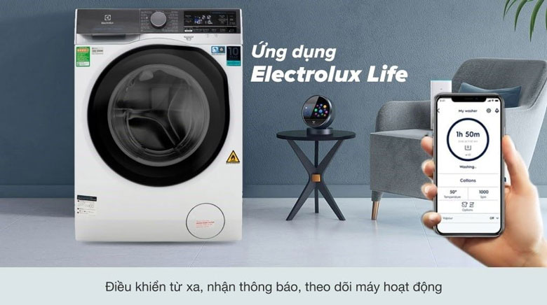 Máy giặt Electrolux điều khiển qua ứng dụng Electrolux Life