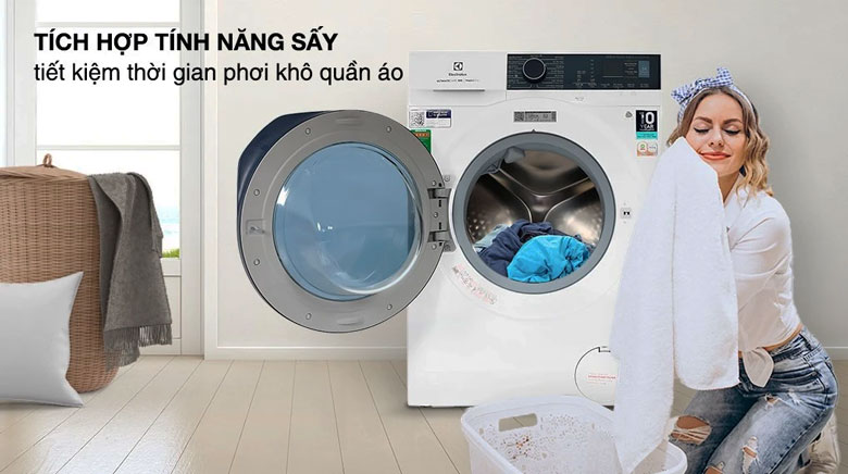 Máy giặt Electrolux tích hợp tính năng sấy