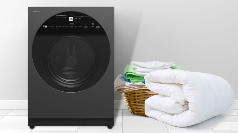 Máy giặt Hitachi với dung tích lớn