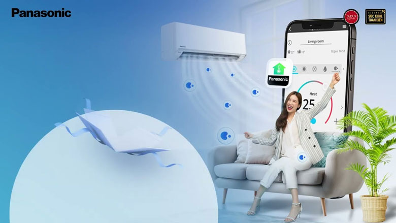 Điều khiển điều hòa Panasonic từ xa với Comfort Cloud