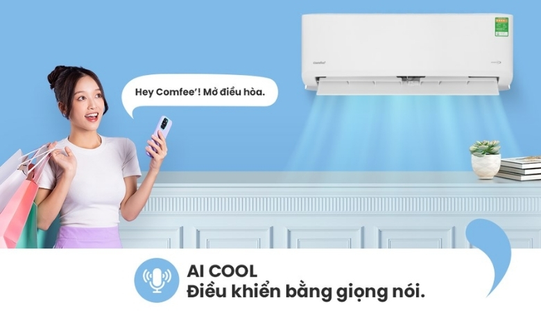 Điều hoà Comfee điều khiển bằng giọng nói