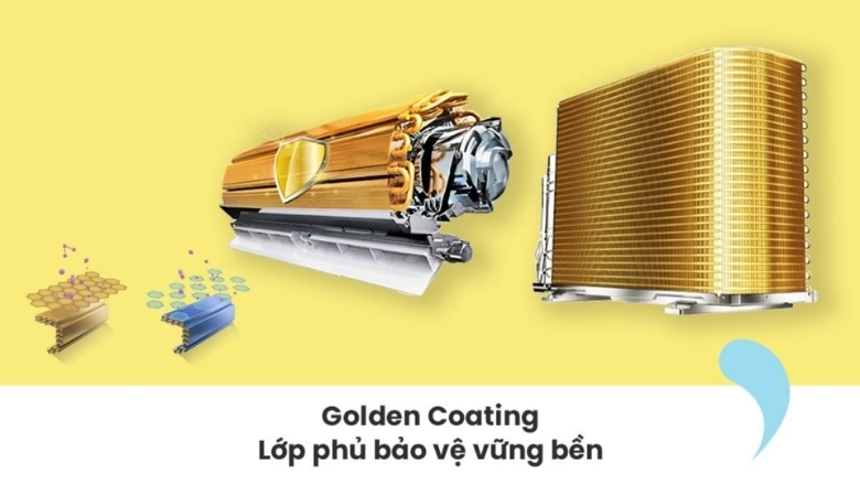 Điều hoà Comfee có Golden Coating - Lớp phủ chống ăn mòn