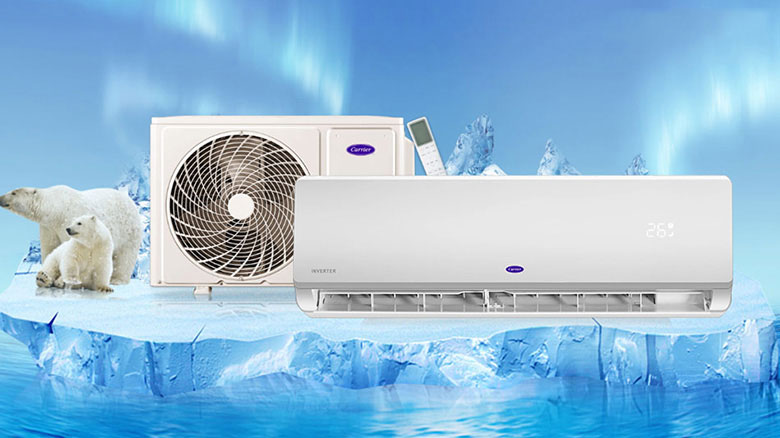 Điều hòa Carrier thiết kế sang trọng, độ bền cao