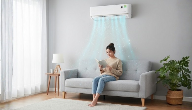 Điều hoà Sharp có thiết kế sang trọng