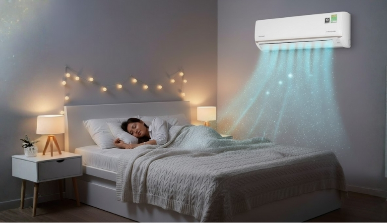 Xác định diện tích phòng khi mua điều hoà Sharp