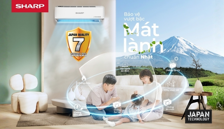  Chế độ làm lạnh nhanh trên Điều hoà Sharp