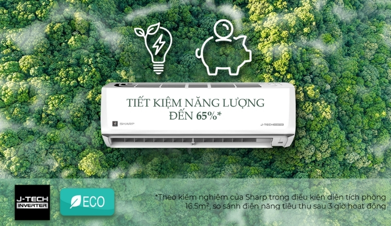 Điều hoà Sharp tiết kiệm điện năng hiệu quả 