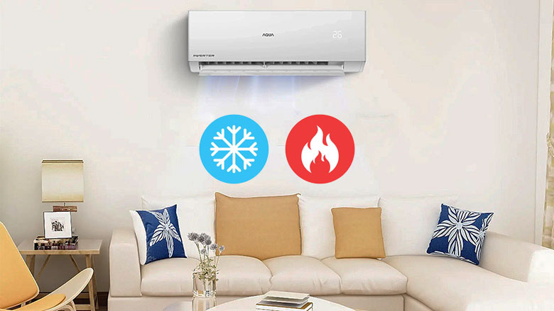Điều hòa Aqua 2 chiều sử dụng 4 mùa