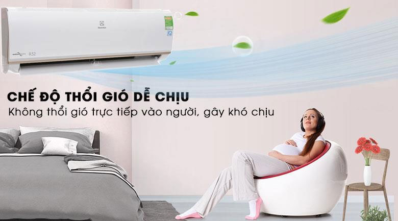 Điều hòa Electrolux với chế độ thổi gió dễ chịu an toàn cho sức khỏe