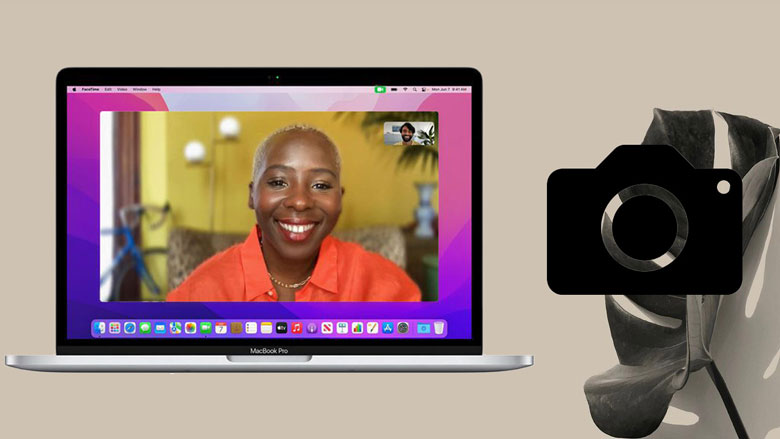Macbook sở hữu camera FaceTime HD 1080p phục vụ hội họp, học online rõ nét