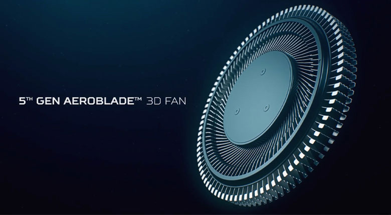 Laptop Acer cho khả năng tản nhiệt tốt với quạt AeroBlade 3D