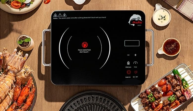 Bếp từ dương dễ dàng di chuyển