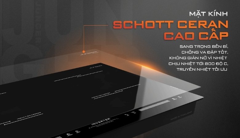 Chọn chất liệu mặt kính bếp từ